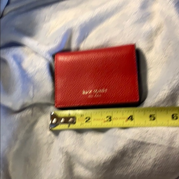 COPY - Kate Spade Leather Card Holder Vibrant Red - Picture 7 of 9